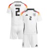 Original Trikotsatz Deutschland Antonio Rudiger 2 Heimtrikot EURO 2024 Für Kinder